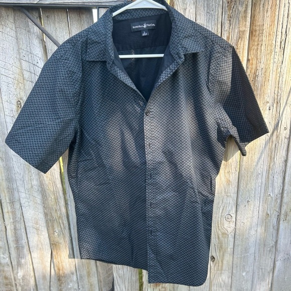 Beverly Hills Polo Club Black Casual Button Down Shirt - Picture 1 of 6